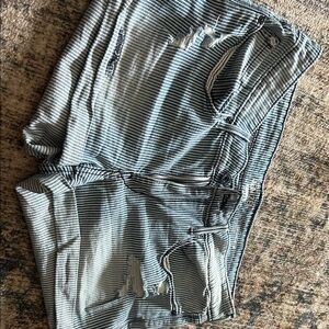 Denizen from Levi's Blue Striped Denim Shorts